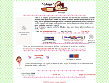 Tablet Screenshot of ganga.com.ar